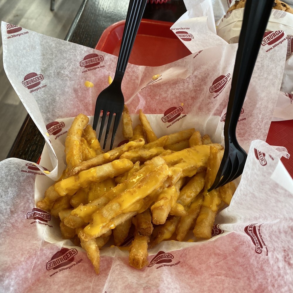 30 Burgers - Cheese Fries - Burgers Near Me - Rutherford, New Jersey