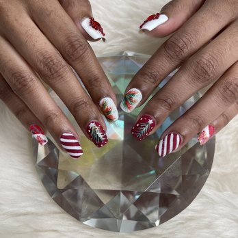 T Nails Spa - Another Christmas nails design - Waxing Near Me - Fremont, California T Nails Spa - Another Christmas nails design - Waxing Near Me - Fremont, California