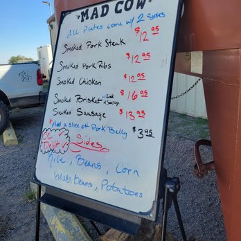 MadCow - Menu. They also offer barbecue sandwiches! - Food Trucks Near Me - Live Oak , Texas MadCow - Menu. They also offer barbecue sandwiches! - Food Trucks Near Me - Live Oak , Texas