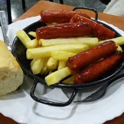 Abrente - Chistorra con patatas por 1,50€.