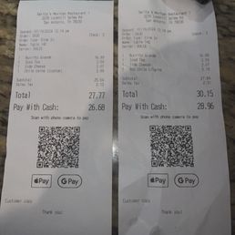 This is the receipt of the ridiculous amount they charged me for a spoonful of gravy on my burrito This is the receipt of the ridiculous amount they charged me for a spoonful of gravy on my burrito