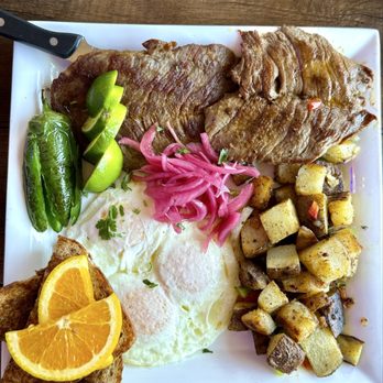 Chapala Mexican Restaurant - Arrachera y juevos - Mexican Near Me - Morgan Hill, California