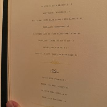 Torrisi - Menu - Italian Near Me - New York, New York