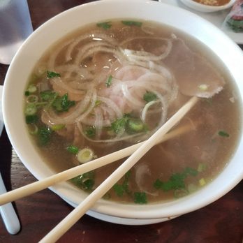 Pho Oh Tasty - Large rare steak pho - Vietnamese Near Me - Orange, California
