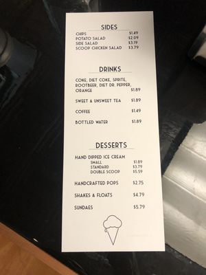 Menu photo 2 Stix and Cones Dothan, AL