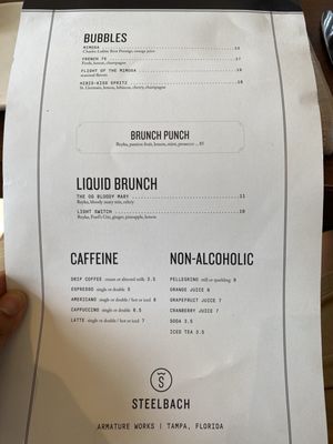 Menu photo 5 Steelbach Tampa, FL Menu photo 5 Steelbach Tampa, FL