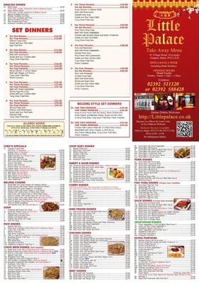 Menu photo 1 Little Palace Gosport, HAM