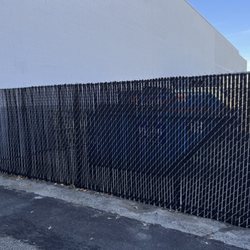 Fence & Gate Solutions - Chain link fence with slats