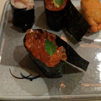 Sushi Ogawa - ikura with the cutest shiso leaf! - Sushi Bars Near Me - Washington, DC, District of Columbia Sushi Ogawa - ikura with the cutest shiso leaf! - Sushi Bars Near Me - Washington, DC, District of Columbia