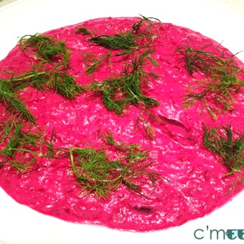 C'Meet - Our Yogurt Meze with Beets - Caterers Near Me - Washington, DC, District of Columbia