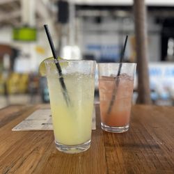 Lychee margarita and lychee sunset