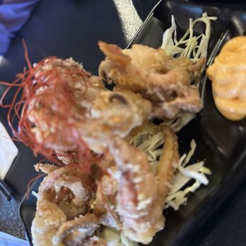 Yokai Ramen - Octopus Tempora (5 pieces with spicy mayo? - Ramen Near Me - Westford, Massachusetts Yokai Ramen - Octopus Tempora (5 pieces with spicy mayo? - Ramen Near Me - Westford, Massachusetts