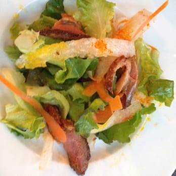 Raíces - Amazing marinated duck breast salad!! - Signature Cuisine Near Me - Seville, SE Raíces - Amazing marinated duck breast salad!! - Signature Cuisine Near Me - Seville, SE