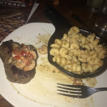 Outback Steakhouse - Roasted Garlic Shrimp Topped Filet - Steakhouses Near Me - Alexandria, Louisiana Outback Steakhouse - Roasted Garlic Shrimp Topped Filet - Steakhouses Near Me - Alexandria, Louisiana
