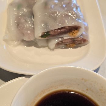 Kirin Seafood Restaurant - Cheong fun beef with fried donut..... - Seafood Near Me - Richmond, British Columbia Kirin Seafood Restaurant - Cheong fun beef with fried donut..... - Seafood Near Me - Richmond, British Columbia