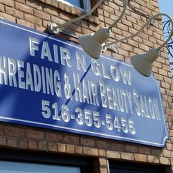 Fair N Glow Threading & Hair Beauty Salon - Exterior signage