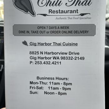 Gig Harbor Thai Cuisine - Menu, location and hours of operation as of August 2025 - Thai Near Me - Gig Harbor, Washington Gig Harbor Thai Cuisine - Menu, location and hours of operation as of August 2025 - Thai Near Me - Gig Harbor, Washington