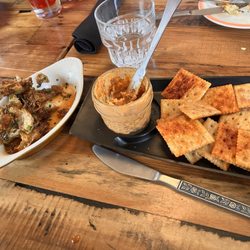 The Junction - Pimento cheese and fried artichokes. Looks simple but blew us away.