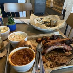 1/2 Dozen of Chargrilled Oysters and City Pork BBQ Platter