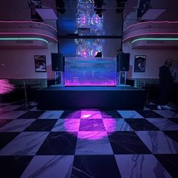 Thundercat Lounge - DJ stage and dance floor