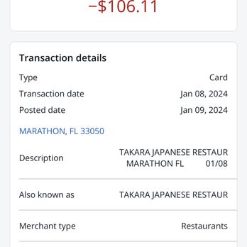 Takara Thai House & Sushi - $27 extra charge without permission - Thai Near Me - Marathon, Florida Takara Thai House & Sushi - $27 extra charge without permission - Thai Near Me - Marathon, Florida