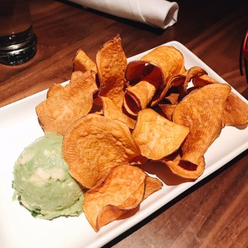 Doc B's Restaurant + Bar - Sweet Potato Chips with House Made Guacamole - New American Near Me - Austin, Texas Doc B's Restaurant + Bar - Sweet Potato Chips with House Made Guacamole - New American Near Me - Austin, Texas