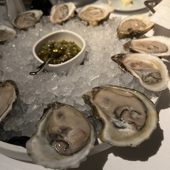 Canoe - Oysters on the Half Shell, Cucumber Champagne Mignonette - New American Near Me - Atlanta, Georgia