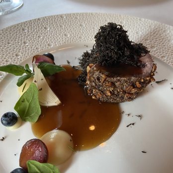 Chez TJ - Antelope with shaved truffle - French Near Me - Mountain View, California Chez TJ - Antelope with shaved truffle - French Near Me - Mountain View, California