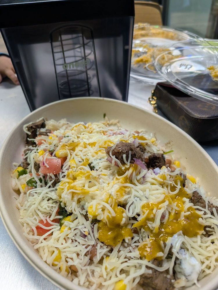 Food from Guacado Mexican Grill