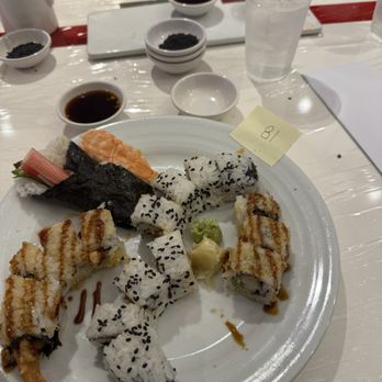 Royal Caribbean Cruises - Sushi after it was cut at the cooking class - Hotels Near Me - Los Angeles, California Royal Caribbean Cruises - Sushi after it was cut at the cooking class - Hotels Near Me - Los Angeles, California