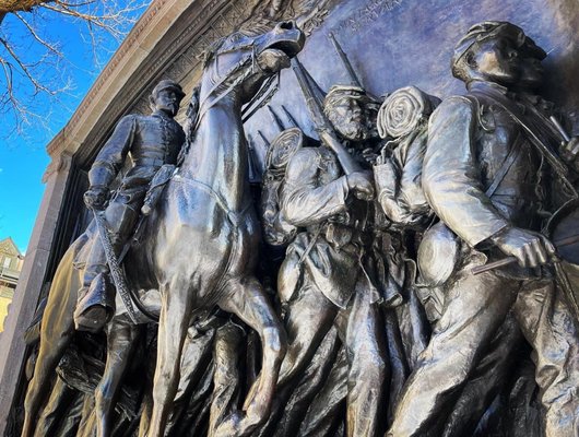Robert Gould Shaw and the 54th Regiment Memorial by null