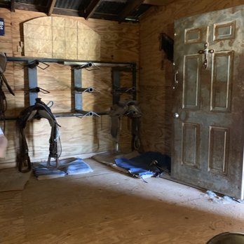 The Riding Stables - Inside stable/shed - Horseback Riding Near Me - Oklahoma City, Oklahoma