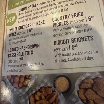 Cracker Barrel Old Country Store - 3/16/2025 Barrel bites menu - American Near Me - Sterling, Virginia Cracker Barrel Old Country Store - 3/16/2025 Barrel bites menu - American Near Me - Sterling, Virginia