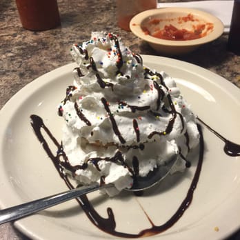 El Maya - Fried I've Creme under all the whipped creme! - Mexican Near Me - Alva, Oklahoma