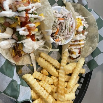 Tin Fish - Mahi 2 Taco Platter - Seafood Near Me - Okeechobee, Florida