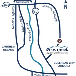 Brookfield Communities - Map location of Fox Creek, an active adult new home community.