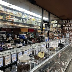 Crescent Tobacco Shop & Newsstand - Loose tobacco and humidor