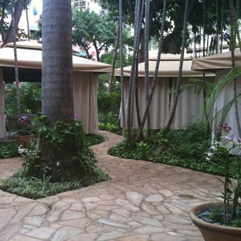 Abhasa Waikiki Spa - some of the 5 outdoor treatment cabanas - Day Spas Near Me - Honolulu, Hawaii Abhasa Waikiki Spa - some of the 5 outdoor treatment cabanas - Day Spas Near Me - Honolulu, Hawaii