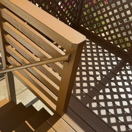 Back deck repainted
