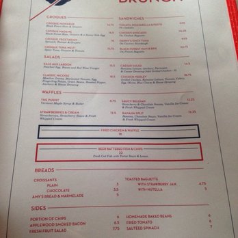 Oscar's Place - Brunch menu page 2 May 2017 - Modern European Near Me - New York, New York