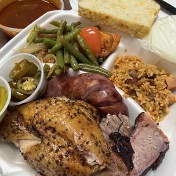 Goode Company Barbeque - BBQ Dinner Three Meat - Barbeque Near Me - Houston, Texas Goode Company Barbeque - BBQ Dinner Three Meat - Barbeque Near Me - Houston, Texas