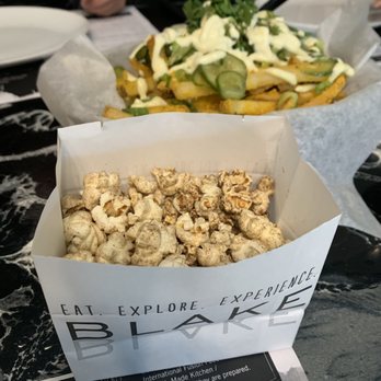 BLAKE Brewhouse & Distillery - Complimentary popcorn - Asian Fusion Near Me - Canmore, Alberta BLAKE Brewhouse & Distillery - Complimentary popcorn - Asian Fusion Near Me - Canmore, Alberta