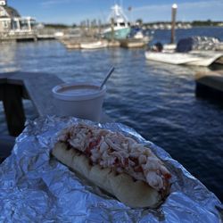 Lobster Landing - lobster roll with a view