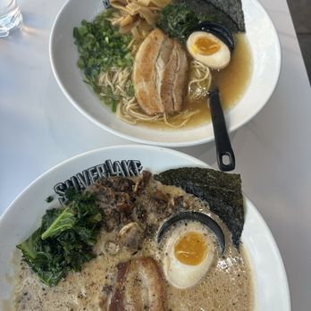 Silverlake Ramen - Top: shoyu ramen Bottom: garlic truffle ramen - Ramen Near Me - Los Angeles, California Silverlake Ramen - Top: shoyu ramen Bottom: garlic truffle ramen - Ramen Near Me - Los Angeles, California