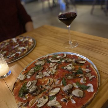 Beebe's - two pizzas and a glass of wine - Pizza Near Me - Long Island City, New York Beebe's - two pizzas and a glass of wine - Pizza Near Me - Long Island City, New York