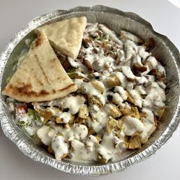 Mix Gyro (beef &lamb ,chicken) Over Rice