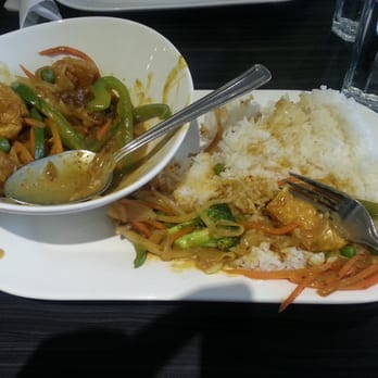 Evergreen Thai Restaurant - Golden tofu w rice - Thai Near Me - Toronto, Ontario