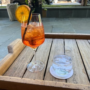 The Living Room - Aperol spritz - American Near Me - Charleston, South Carolina The Living Room - Aperol spritz - American Near Me - Charleston, South Carolina