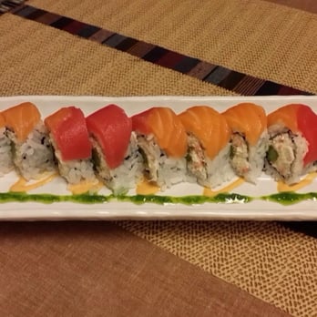 Ten Japan - Sunset Roll - Japanese Near Me - Gilroy, California Ten Japan - Sunset Roll - Japanese Near Me - Gilroy, California