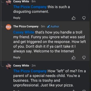 The Pizza Company - Other comments - Pizza Near Me - Davison, Michigan The Pizza Company - Other comments - Pizza Near Me - Davison, Michigan
